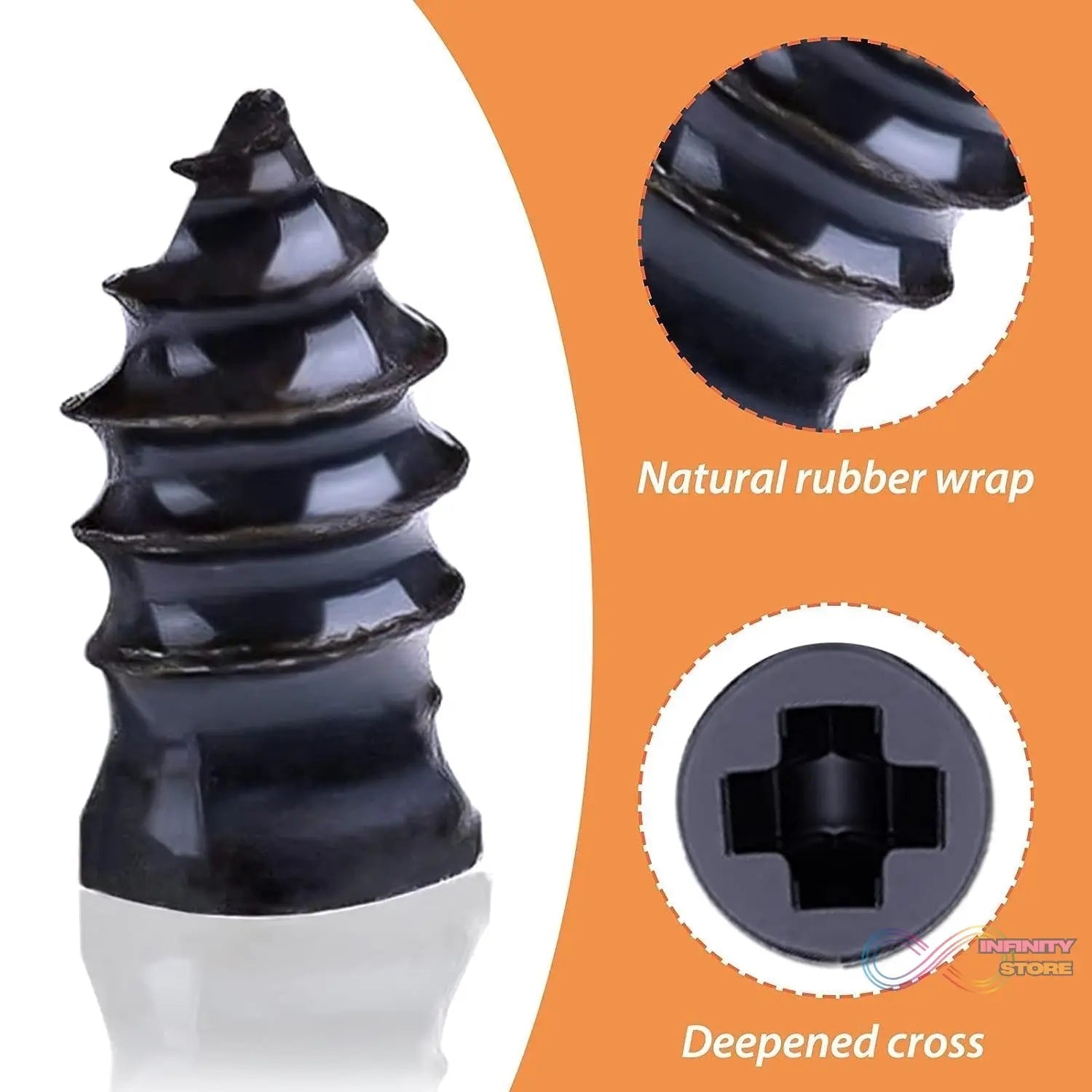 Tire Repair Rubber Nail Car Tire Repair Nails Tire Repair Pink (10 Pcs Set) - infinityexculsivestore.com