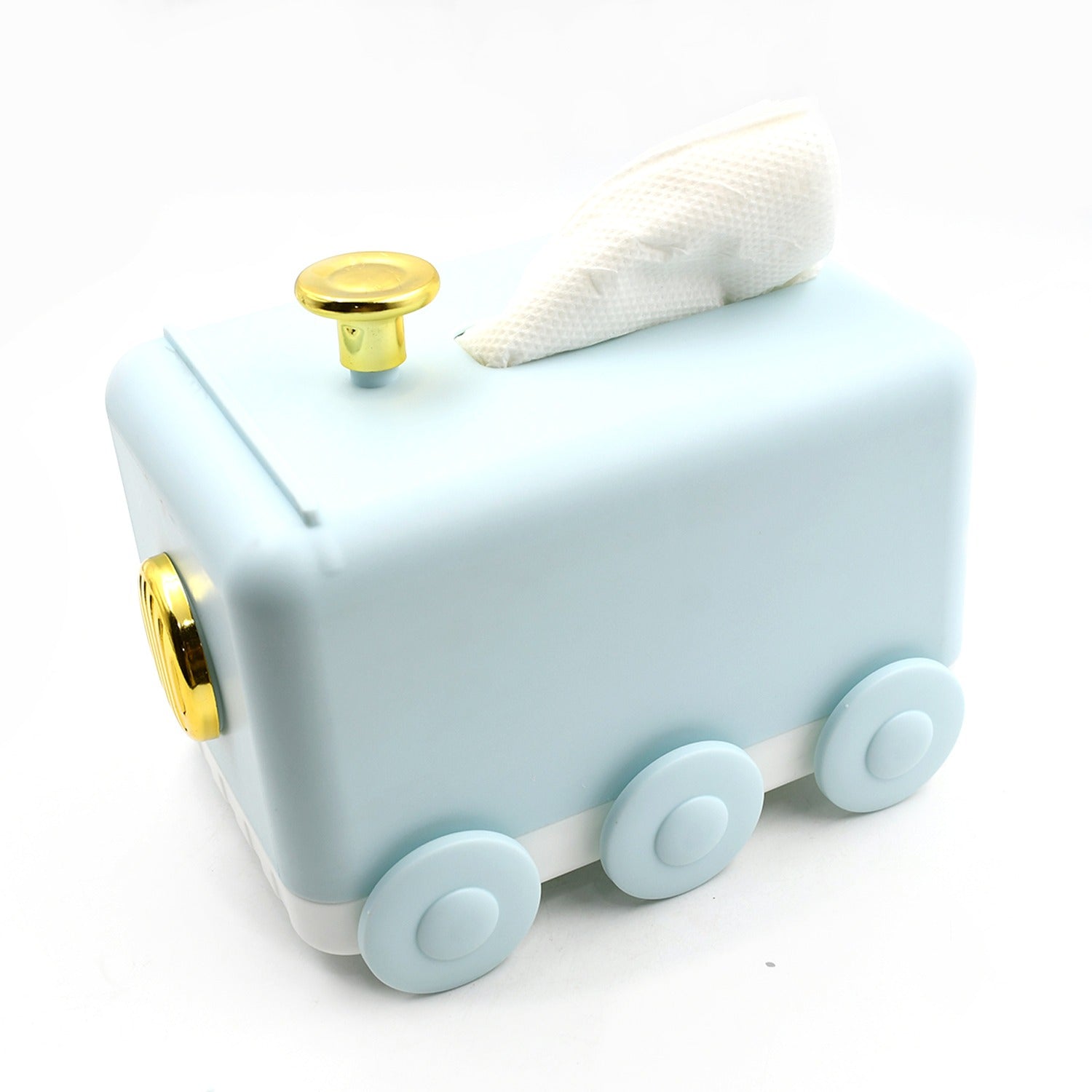 Tissue Paper Holder Unique Train Engine Tissue Storage Box Tissue Paper Holder Box | Tissue Holder Dispenser Organizer for Car Decor & Home Use - infinityexculsivestore.com
