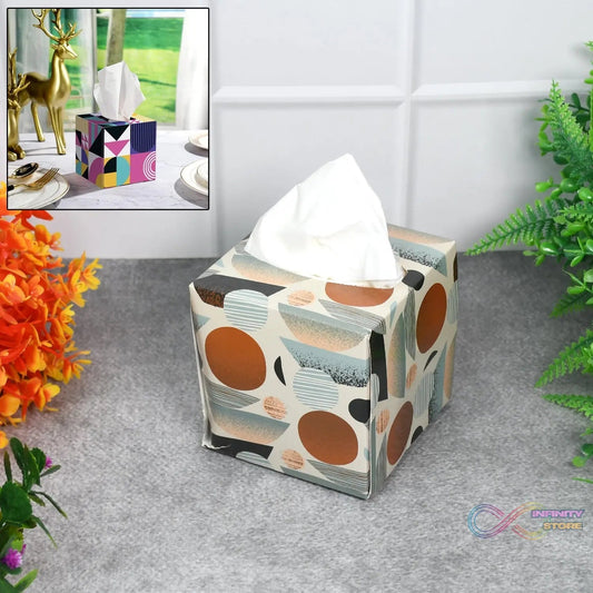 Tissues Cube Box – Stylish and Practical Tissue Holder for Home & Office (50 Pcs Set Approx) - infinityexculsivestore.com