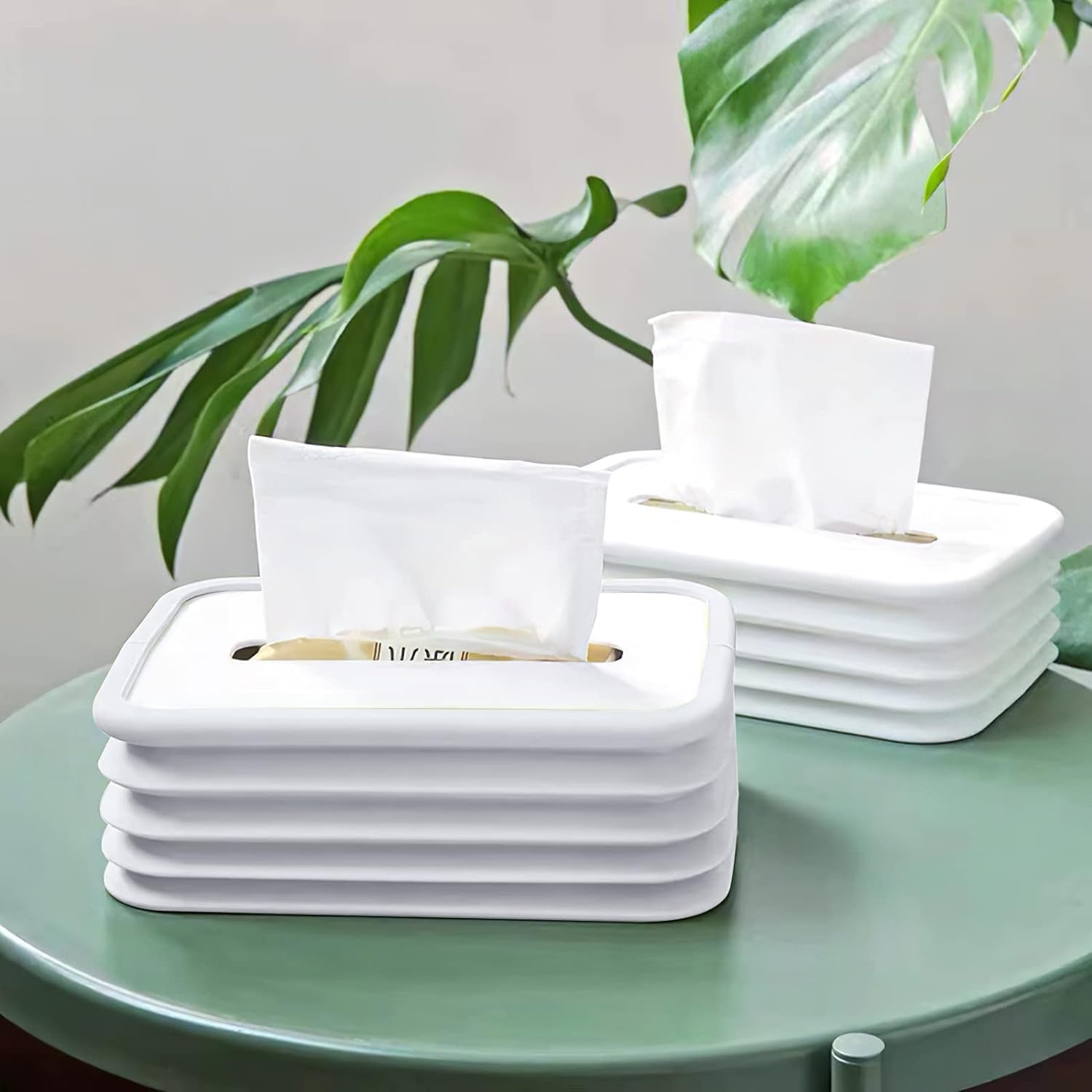 Tissues Holder Silicone Simple Tissue Box Tissues Cylinder Tissues Cube Box Tissue Holder for Bathroom Office Car Bedroom for Bathroom Room Office Car - infinityexculsivestore.com