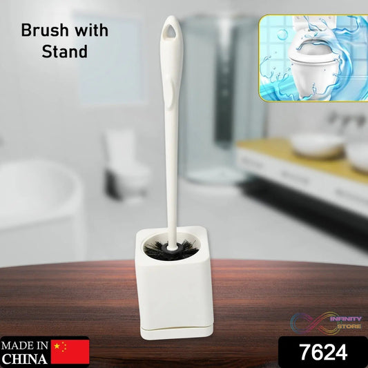 Toilet Brush Set with Holder – Long Handle Cleaning Tool - infinityexculsivestore.com