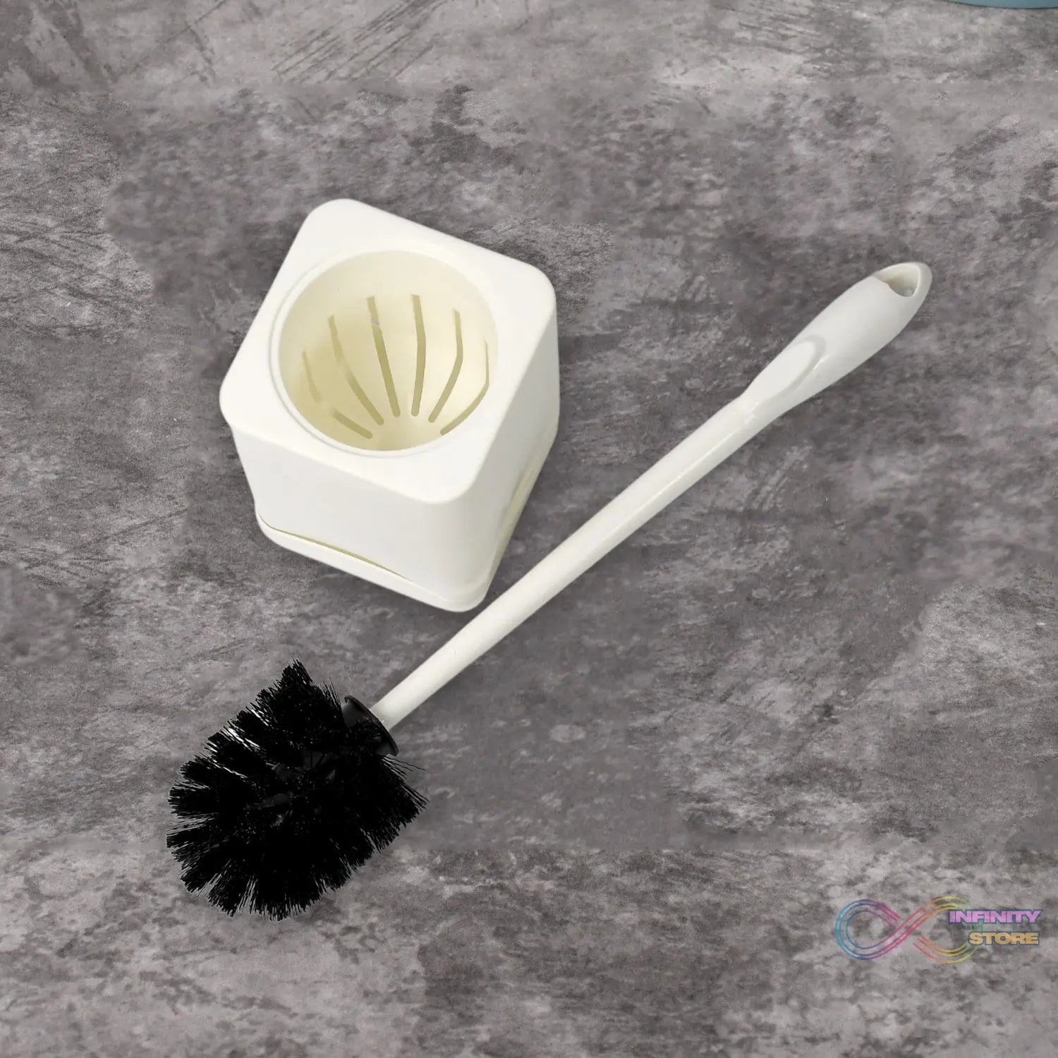 Toilet Brush Set with Holder – Long Handle Cleaning Tool - infinityexculsivestore.com