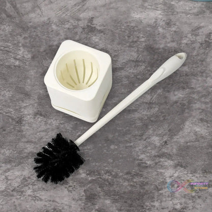 Toilet Brush Set with Holder – Long Handle Cleaning Tool - infinityexculsivestore.com