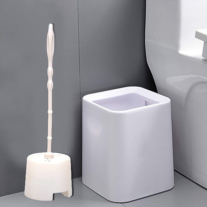Toilet Brush with Holder Stand, Toilet Brush Set Toilet Cleaning Brush Household, Bathroom Cleaning Tools - infinityexculsivestore.com