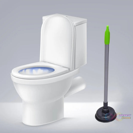 Toilet Plunger - for Clogs in Toilet Bowls and Sinks in Homes, Commercial and Industrial Buildings. - infinityexculsivestore.com
