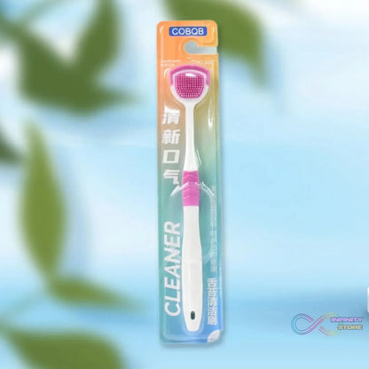 Tongue Cleaner Brush, Silicone Tongue Scraper (1 Pc) - infinityexculsivestore.com