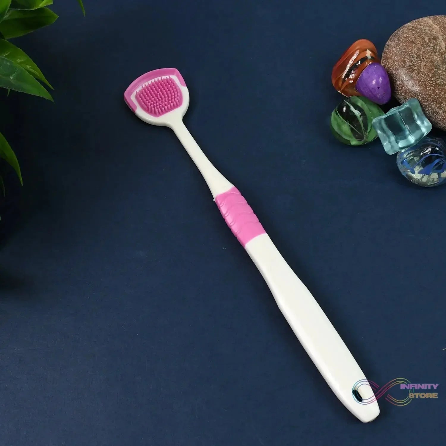 Tongue Cleaner Brush, Silicone Tongue Scraper (1 Pc) - infinityexculsivestore.com