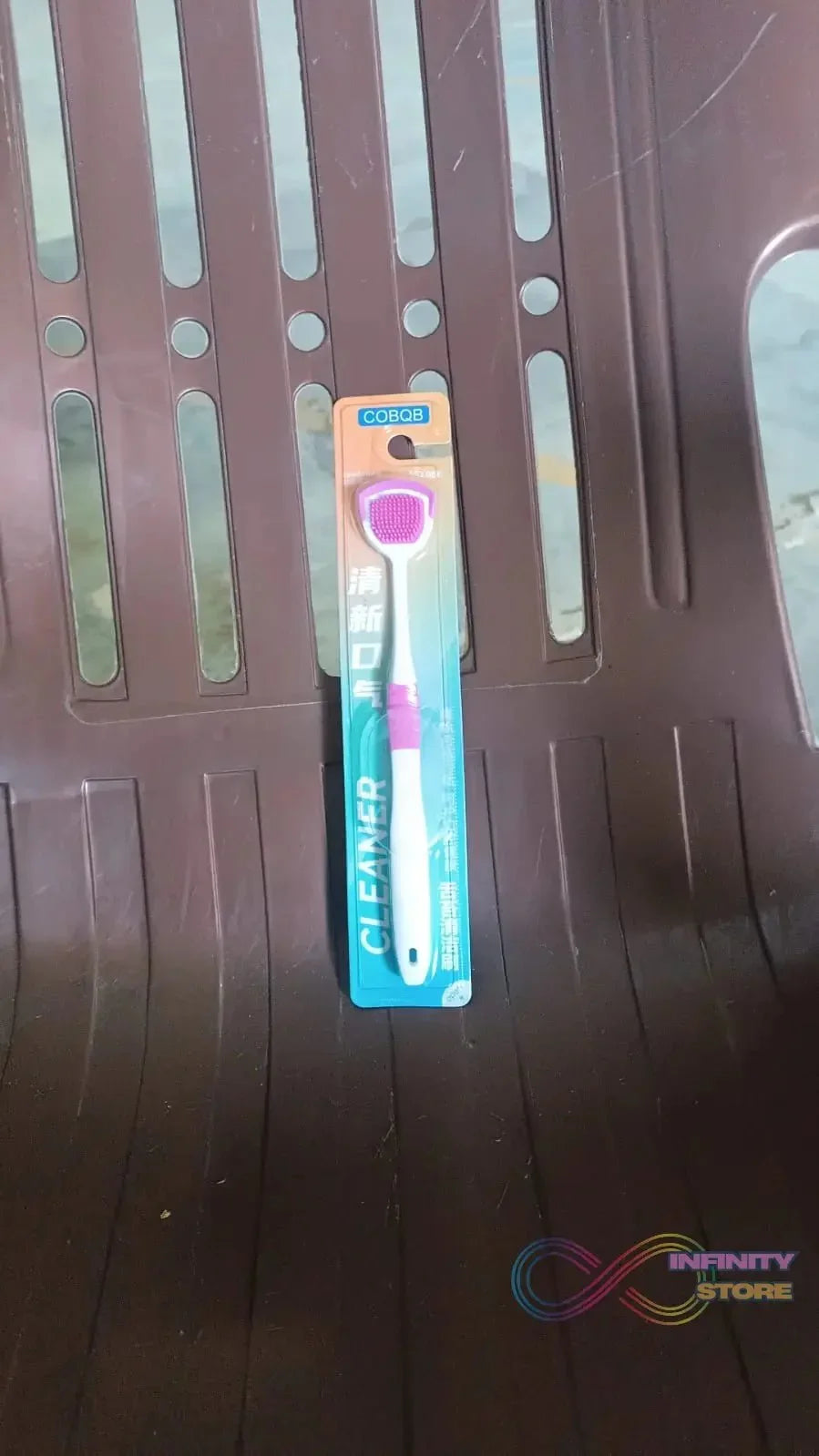 Tongue Cleaner Brush, Silicone Tongue Scraper (1 Pc) - infinityexculsivestore.com