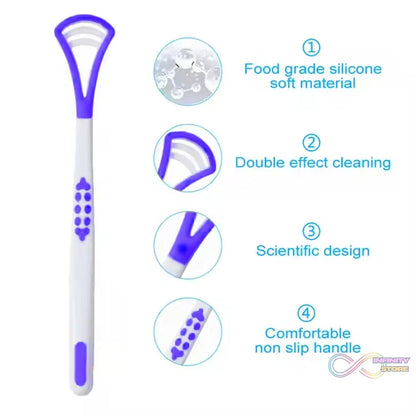 Tongue Cleaner and Scraper (1 Pc / Mix Color) - infinityexculsivestore.com