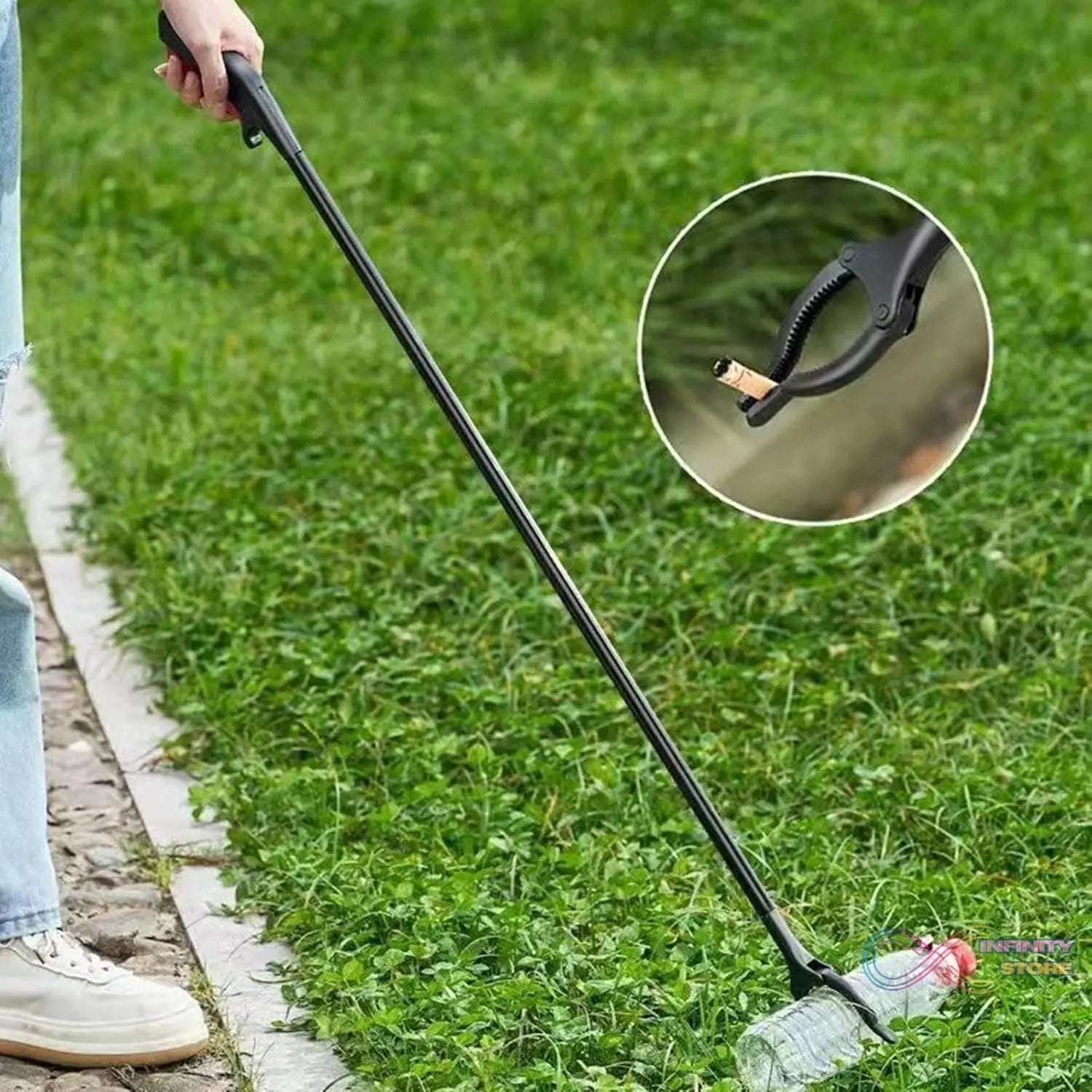 Tool Pick Up Stick for Elderly, Robust Gripping Tool for Outdoor Cleaning (1 pc / Big) - infinityexculsivestore.com