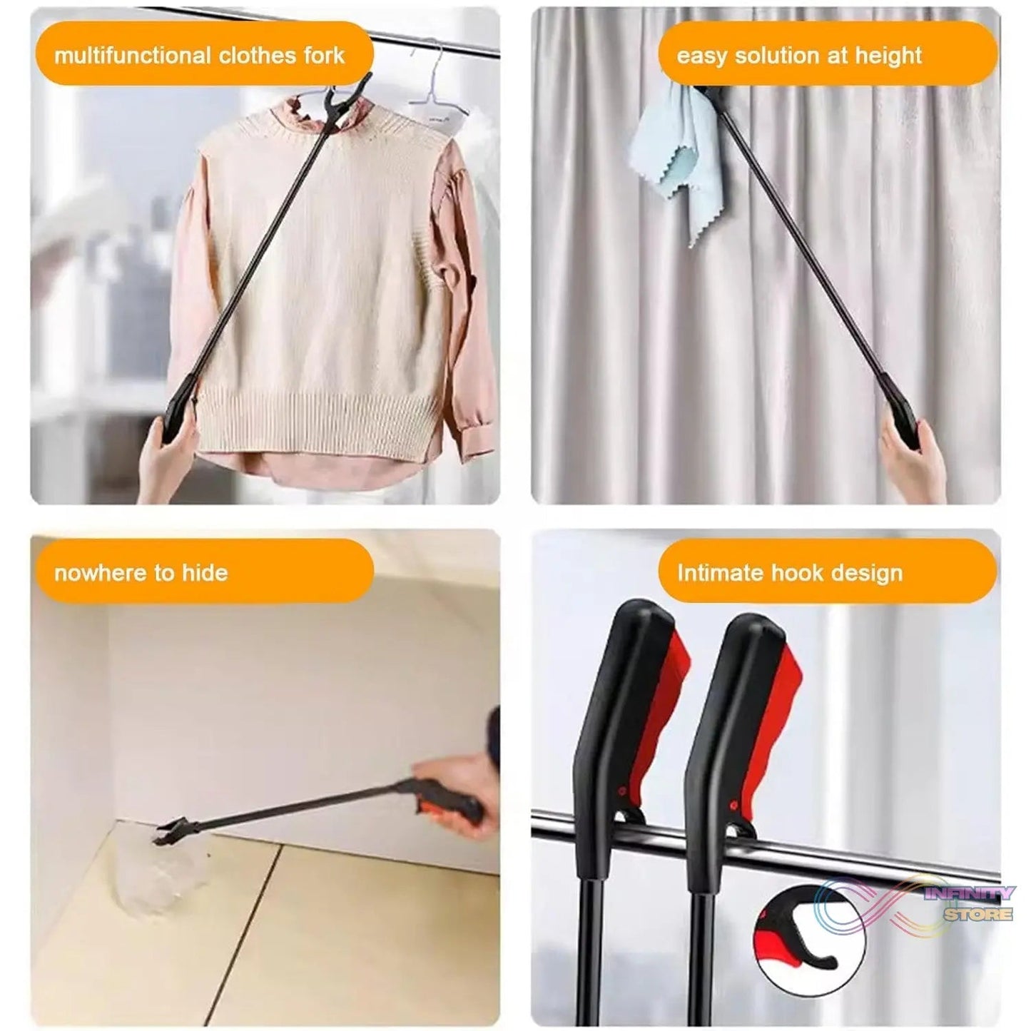 Tool Pick Up Stick for Elderly, Robust Gripping Tool for Outdoor Cleaning (1 pc / Big) - infinityexculsivestore.com