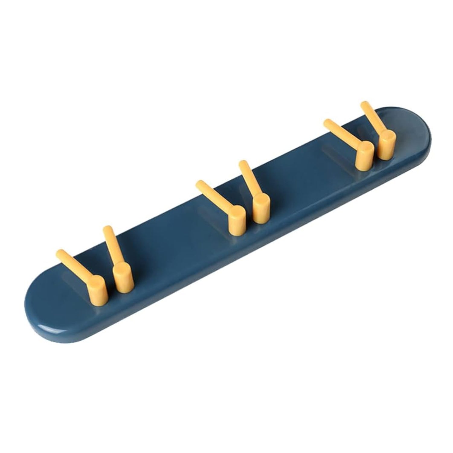 Toothbrush Holder Plastic Bathroom Accessories Organizer Wall Mounted Hanging Mount Shelf & Hooks (1pc) - infinityexculsivestore.com