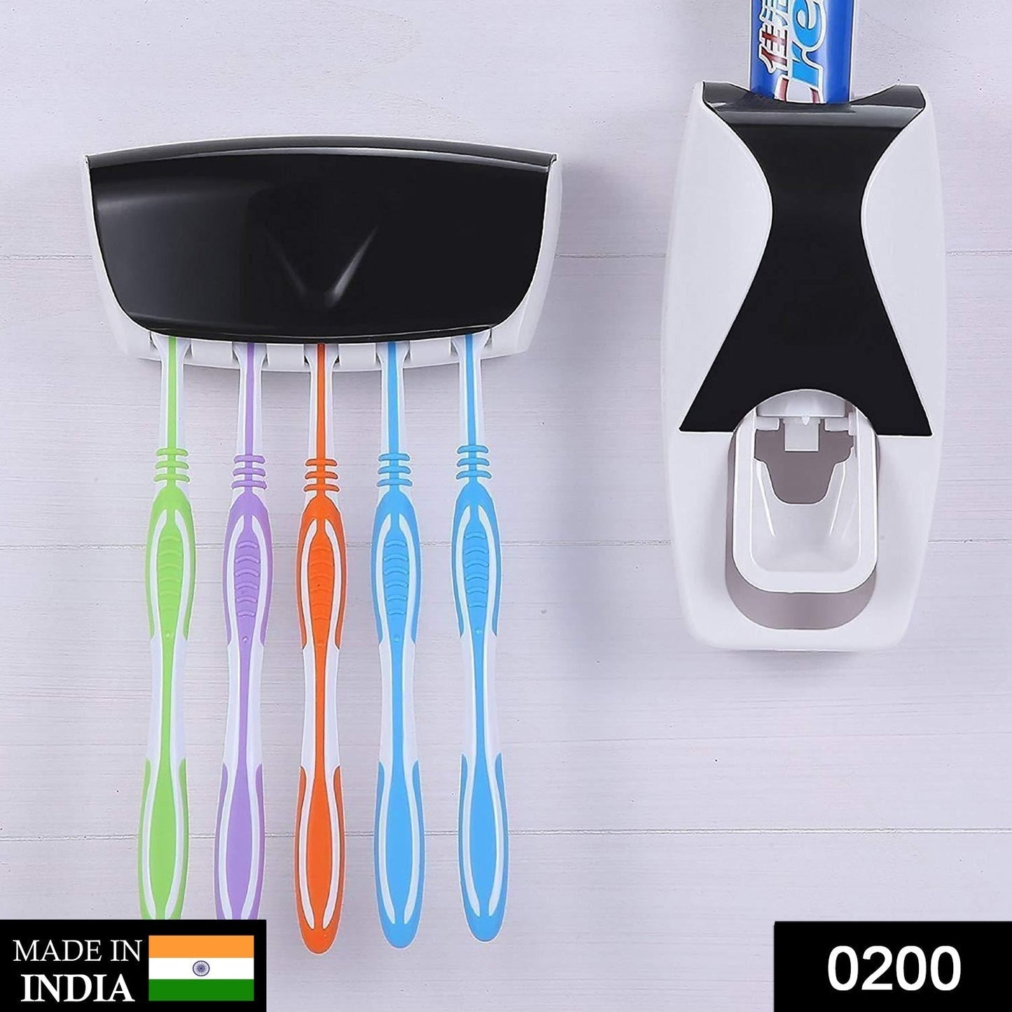 Toothpaste Dispenser & Tooth Brush with Toothbrush - infinityexculsivestore.com