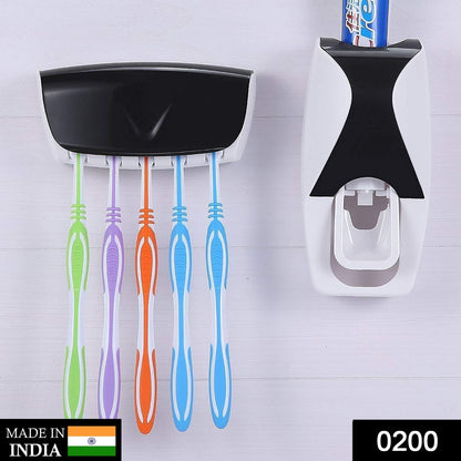 Toothpaste Dispenser & Tooth Brush with Toothbrush - infinityexculsivestore.com