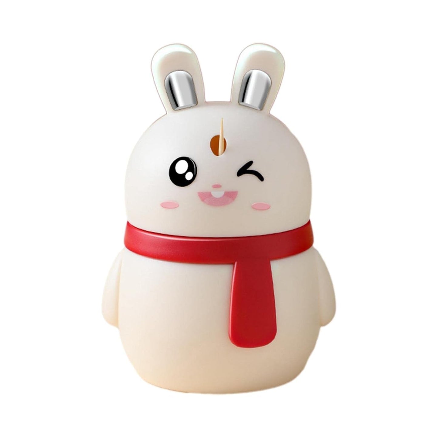 Rabbit Shape Toothpick Dispenser Pressing Small Size Accessory Durable Red | Home & Garden | Kitchen, Dining & Bar | Kitchen Storage & Organization | Racks & Holders Dining Room Table Decoration (1 Pc ) - infinityexculsivestore.com