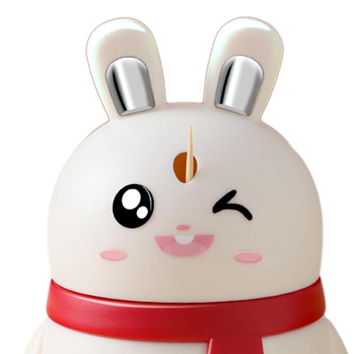 Rabbit Shape Toothpick Dispenser Pressing Small Size Accessory Durable Red | Home & Garden | Kitchen, Dining & Bar | Kitchen Storage & Organization | Racks & Holders Dining Room Table Decoration (1 Pc ) - infinityexculsivestore.com
