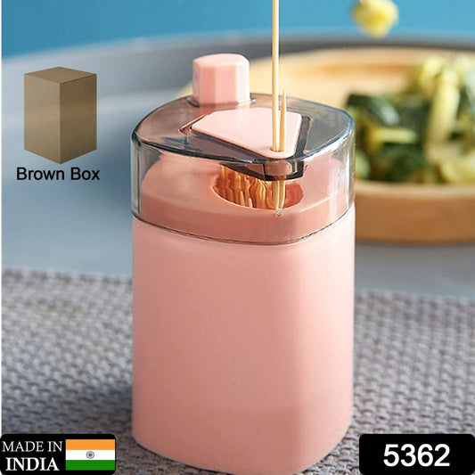 Toothpick Holder Dispenser, Pop - Up Automatic Toothpick Dispenser, Toothpick Storage Box - infinityexculsivestore.com