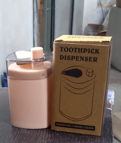 Toothpick Holder Dispenser, Pop - Up Automatic Toothpick Dispenser, Toothpick Storage Box - infinityexculsivestore.com