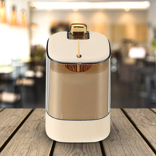Toothpick Holder Dispensers, Automatic Toothpicks Container, Toothpicks Storage Dispensers Box, for Home Living room Kitchen Restaurant (1 Pc) - infinityexculsivestore.com