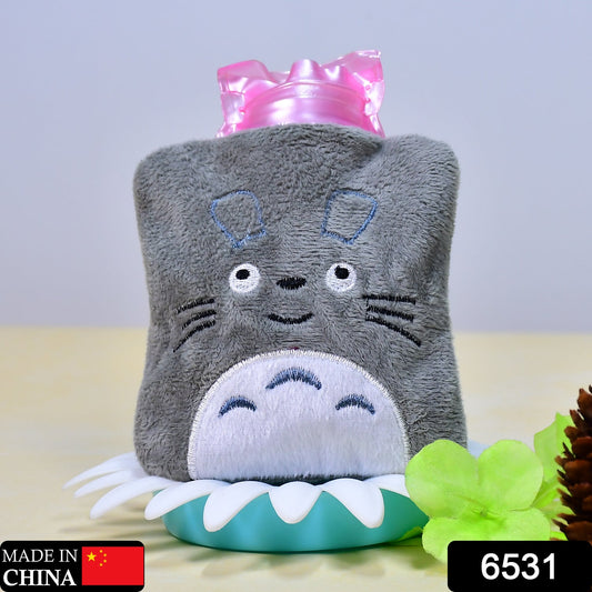 Totoro Cartoon Small Hot Water Bag with Cover for Pain Relief - infinityexculsivestore.com
