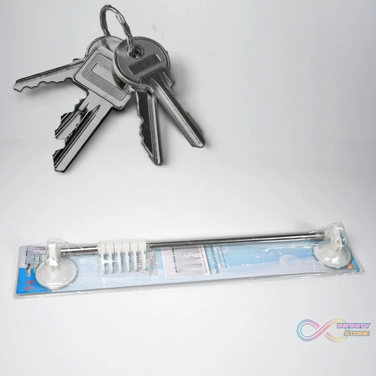 Towel Holder Suction Cup Towel Rack Stainless Steel Towel Bar Bathroom Kitchen Shelf Towel Rail Towel Holder - infinityexculsivestore.com