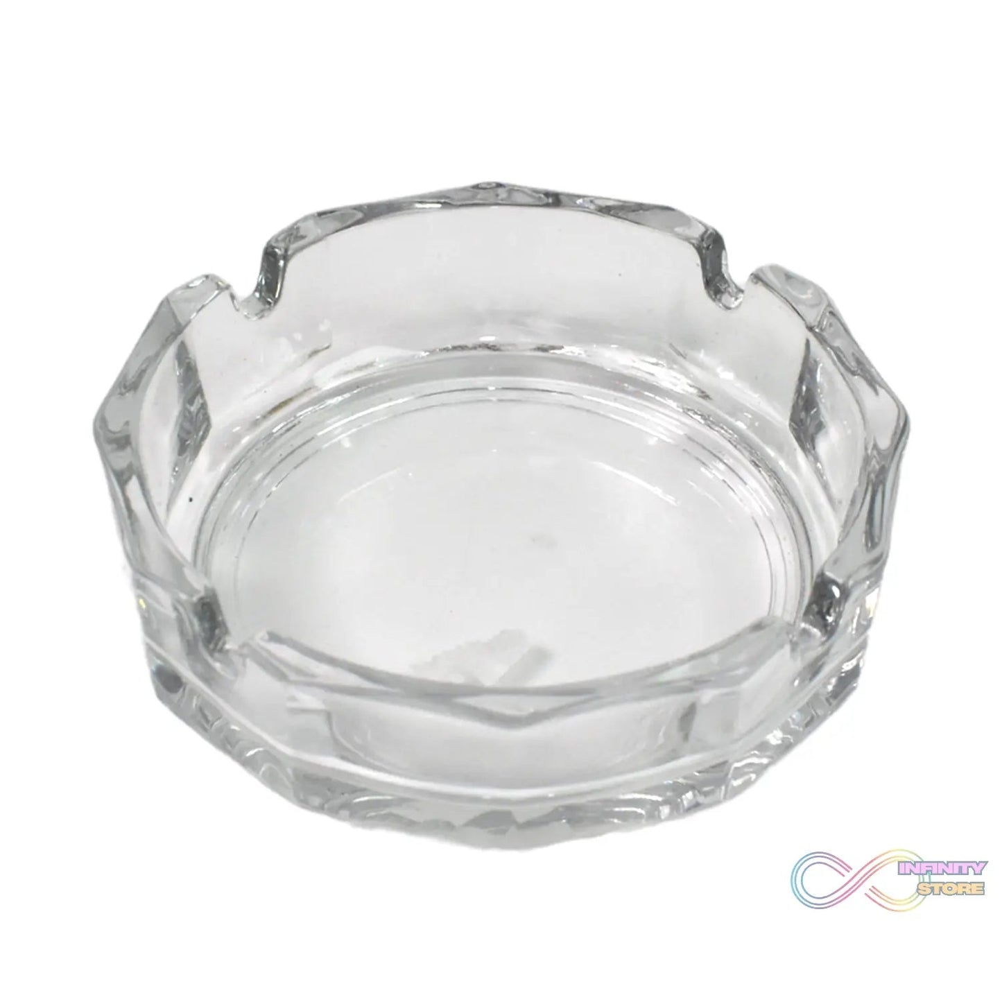 Transparent Ashtray Cigarettes Holder Home Office and Bar Tone Hotel Restaurant Indoor (1 pc) - infinityexculsivestore.com