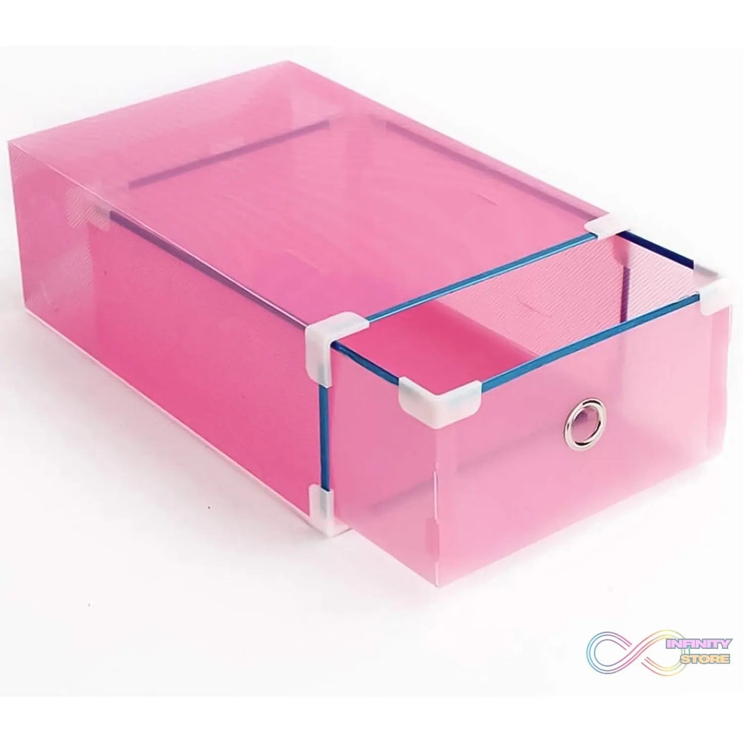 Transparent Drawer Style Shoe Storage Box (1 Pc) - infinityexculsivestore.com