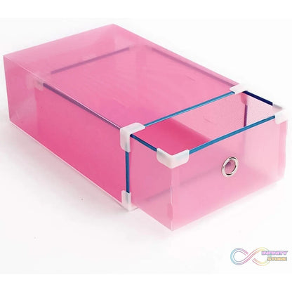 Transparent Drawer Style Shoe Storage Box (1 Pc) - infinityexculsivestore.com