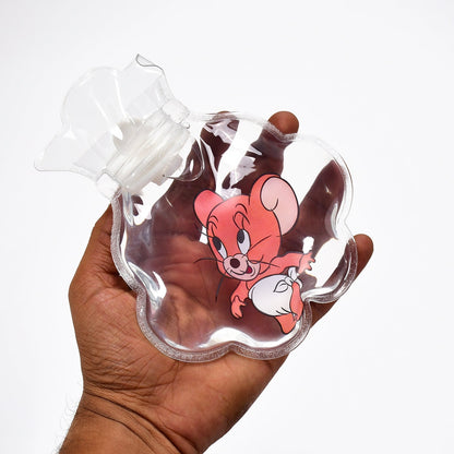 Transparent Multi - Design Hot Water Bag with Cover for Pain Relief - infinityexculsivestore.com