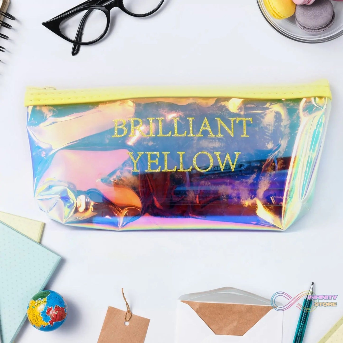 Transparent Pencil Pouch / Case Waterproof Pen Bag (1 Pc) - infinityexculsivestore.com