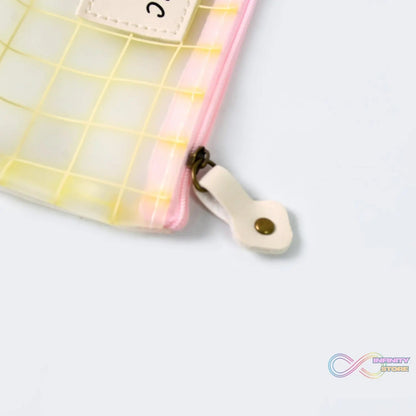 Transparent Pencil Zip Pouch Bag Zipper (1 Pc) - infinityexculsivestore.com