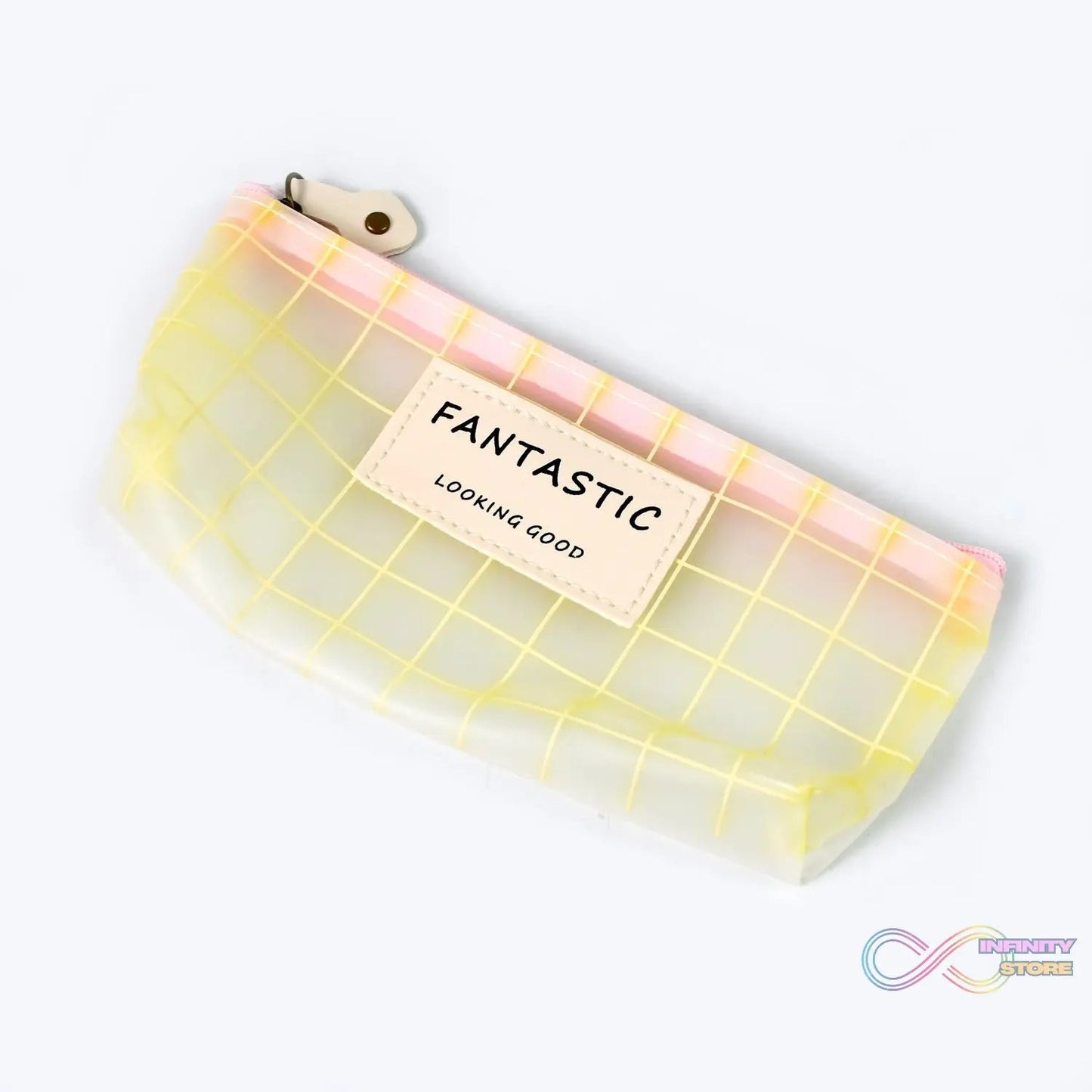 Transparent Pencil Zip Pouch Bag Zipper (1 Pc) - infinityexculsivestore.com