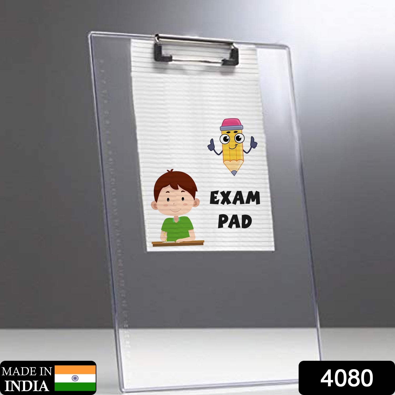 Transparent Premium Exam Pad with Centimeter Measuring Side for Students - infinityexculsivestore.com