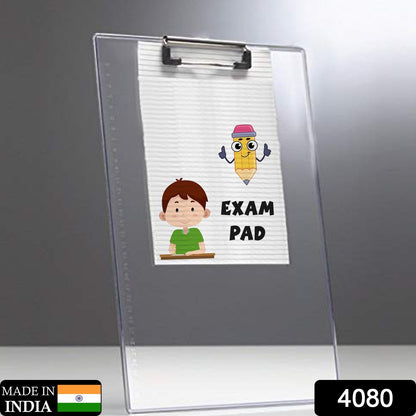 Transparent Premium Exam Pad with Centimeter Measuring Side for Students - infinityexculsivestore.com