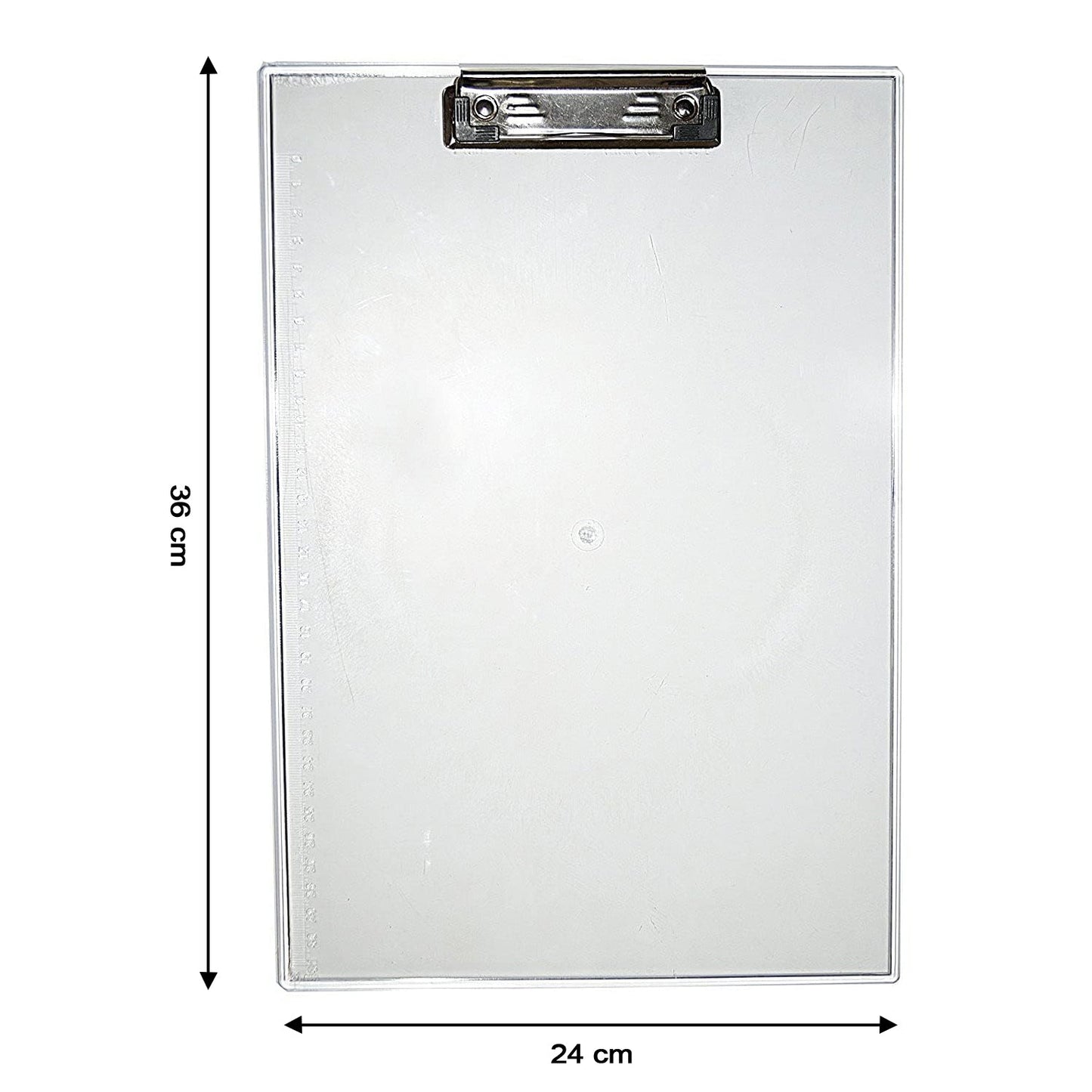 Transparent Premium Exam Pad with Centimeter Measuring Side for Students - infinityexculsivestore.com