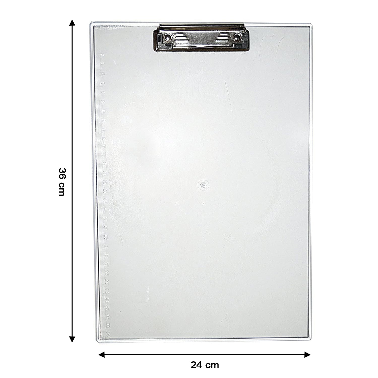 Transparent Premium Exam Pad with Centimeter Measuring Side for Students - infinityexculsivestore.com