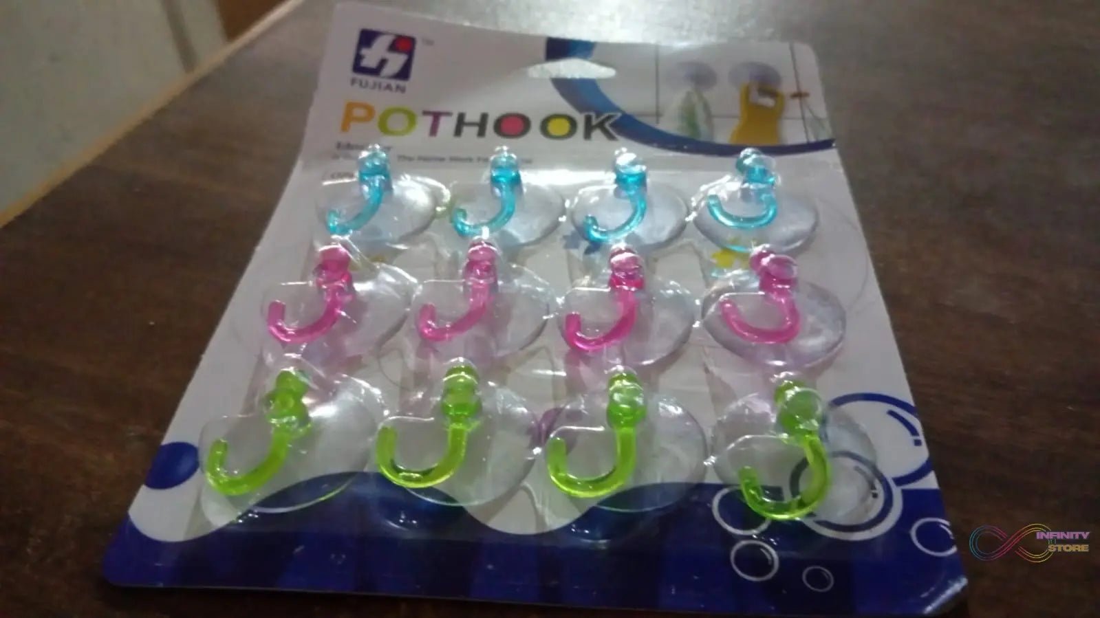 Transparent Rubber Vacuum Sucker Hooks Hanger Strong Suction Cup (12 Pc) - infinityexculsivestore.com
