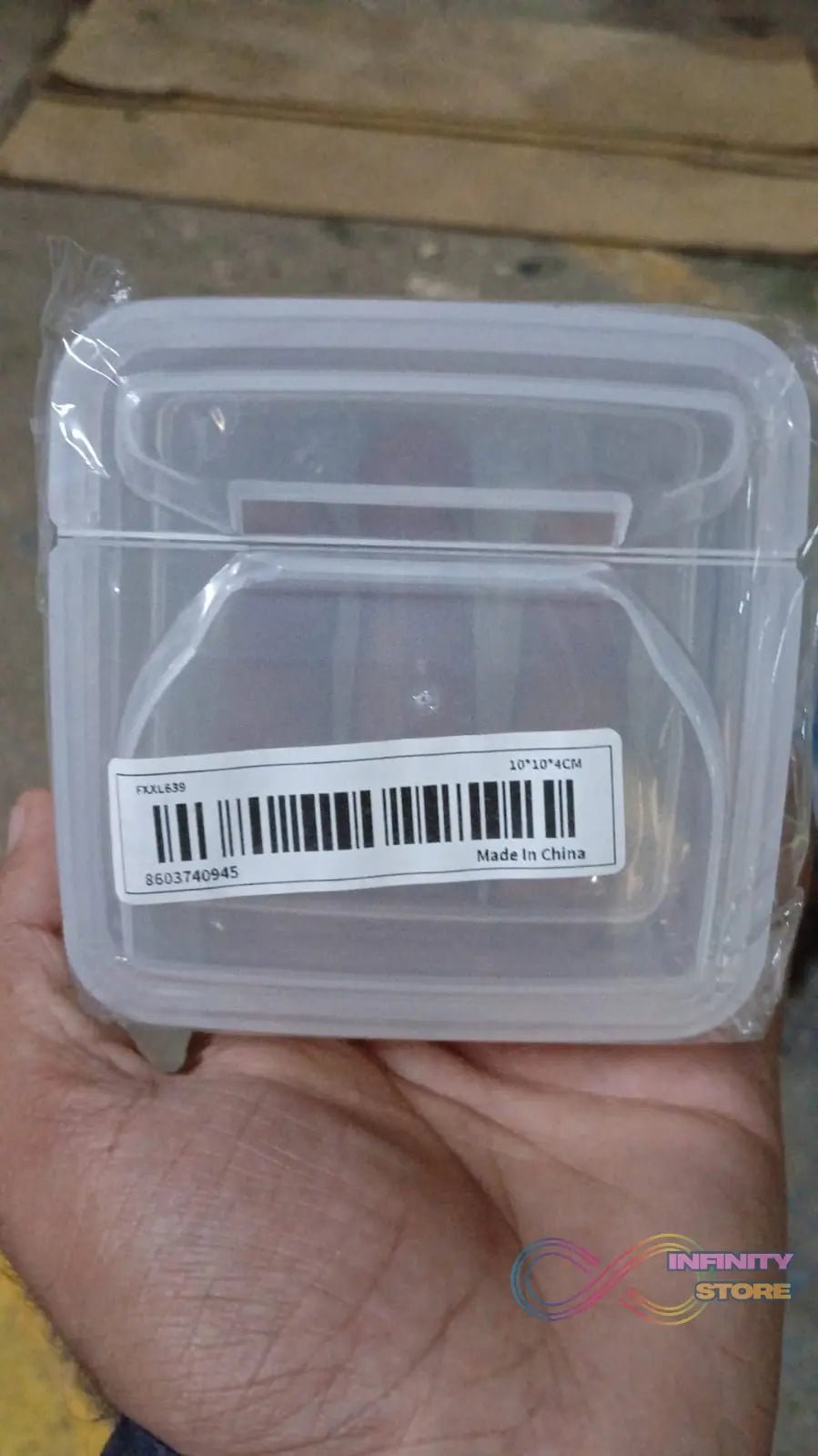 Transparent Storage Box Food Storage (1 Pc / 10×10 CM) - infinityexculsivestore.com