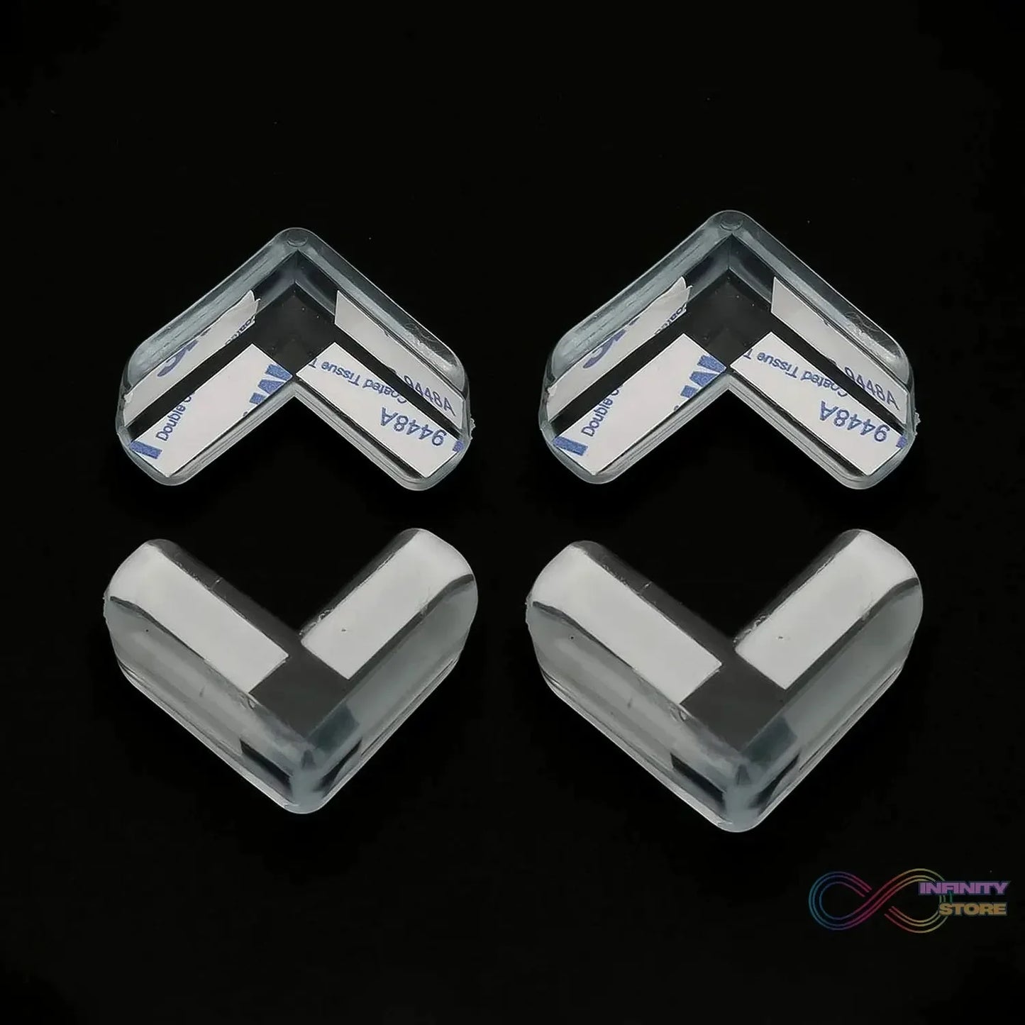 Transparent Table Corner Protector (4 Pcs Set) - infinityexculsivestore.com