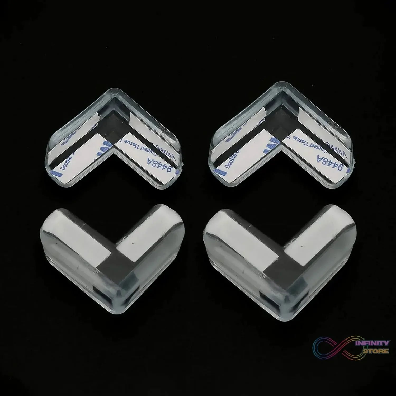 Transparent Table Corner Protector (4 Pcs Set) - infinityexculsivestore.com