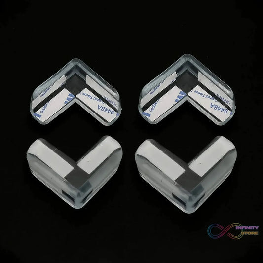 Transparent Table Corner Protector (4 Pcs Set) - infinityexculsivestore.com