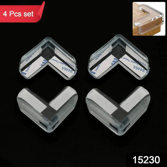 Transparent Table Corner Protector (4 Pcs Set) - infinityexculsivestore.com