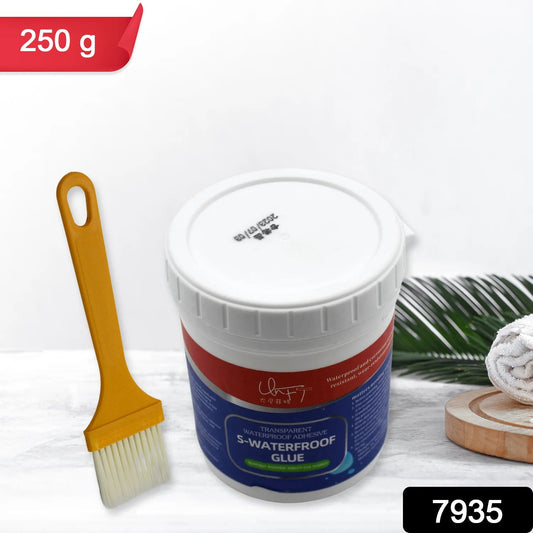 Transparent Waterproof Glue 250g with Brush, Leakage Protection Outdoor Bathroom Wall Tile Window Roof, Anti - Leakage Agent, sealant glue, Roof Sealant Waterproof Gel - infinityexculsivestore.com