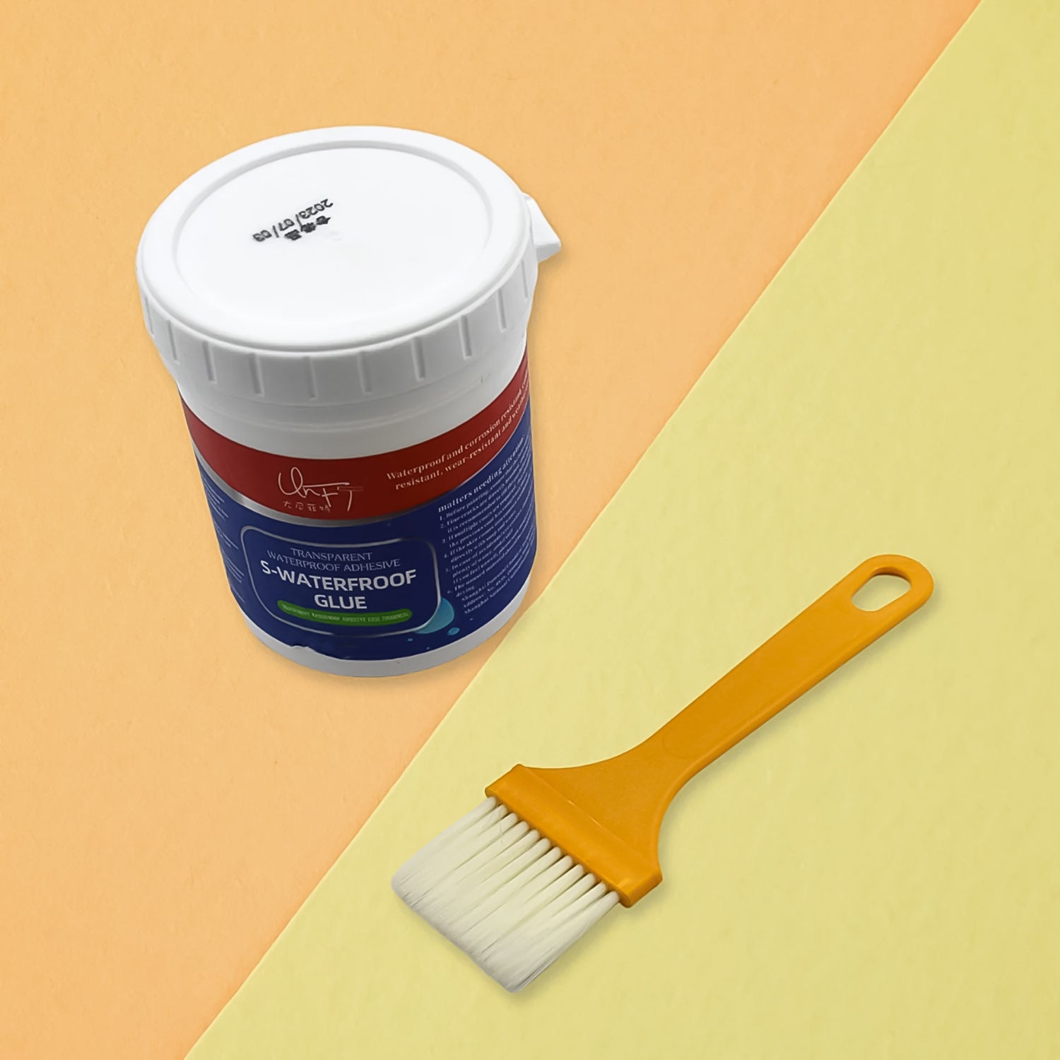 Transparent Waterproof Glue 250g with Brush, Leakage Protection Outdoor Bathroom Wall Tile Window Roof, Anti - Leakage Agent, sealant glue, Roof Sealant Waterproof Gel - infinityexculsivestore.com