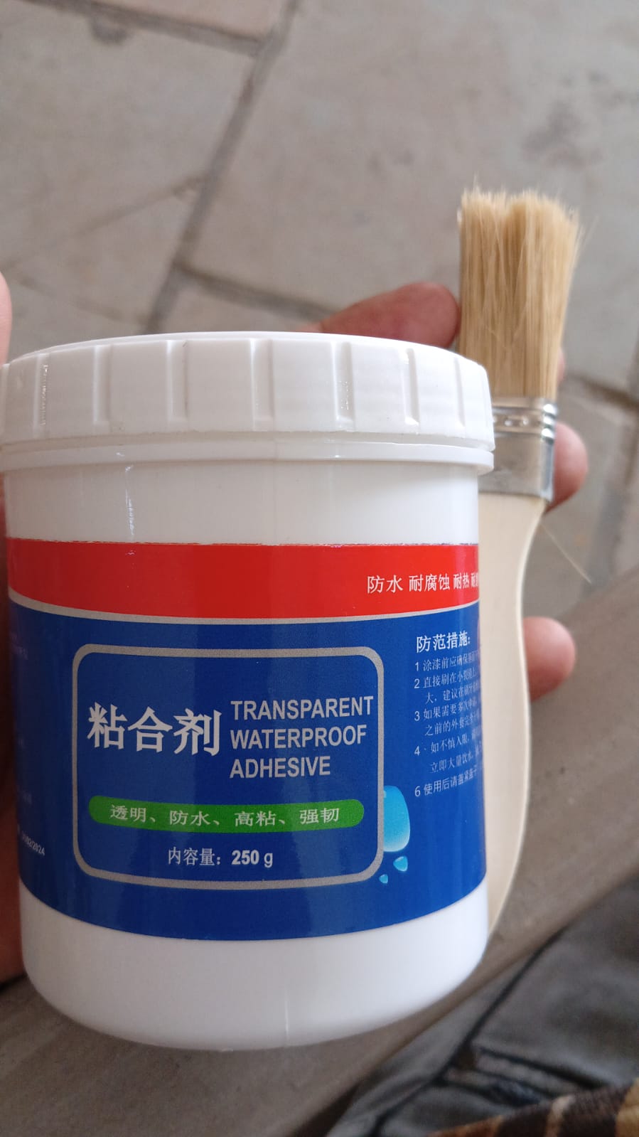Transparent Waterproof Glue 250g with Brush, Leakage Protection Outdoor Bathroom Wall Tile Window Roof, Anti - Leakage Agent, sealant glue, Roof Sealant Waterproof Gel - infinityexculsivestore.com