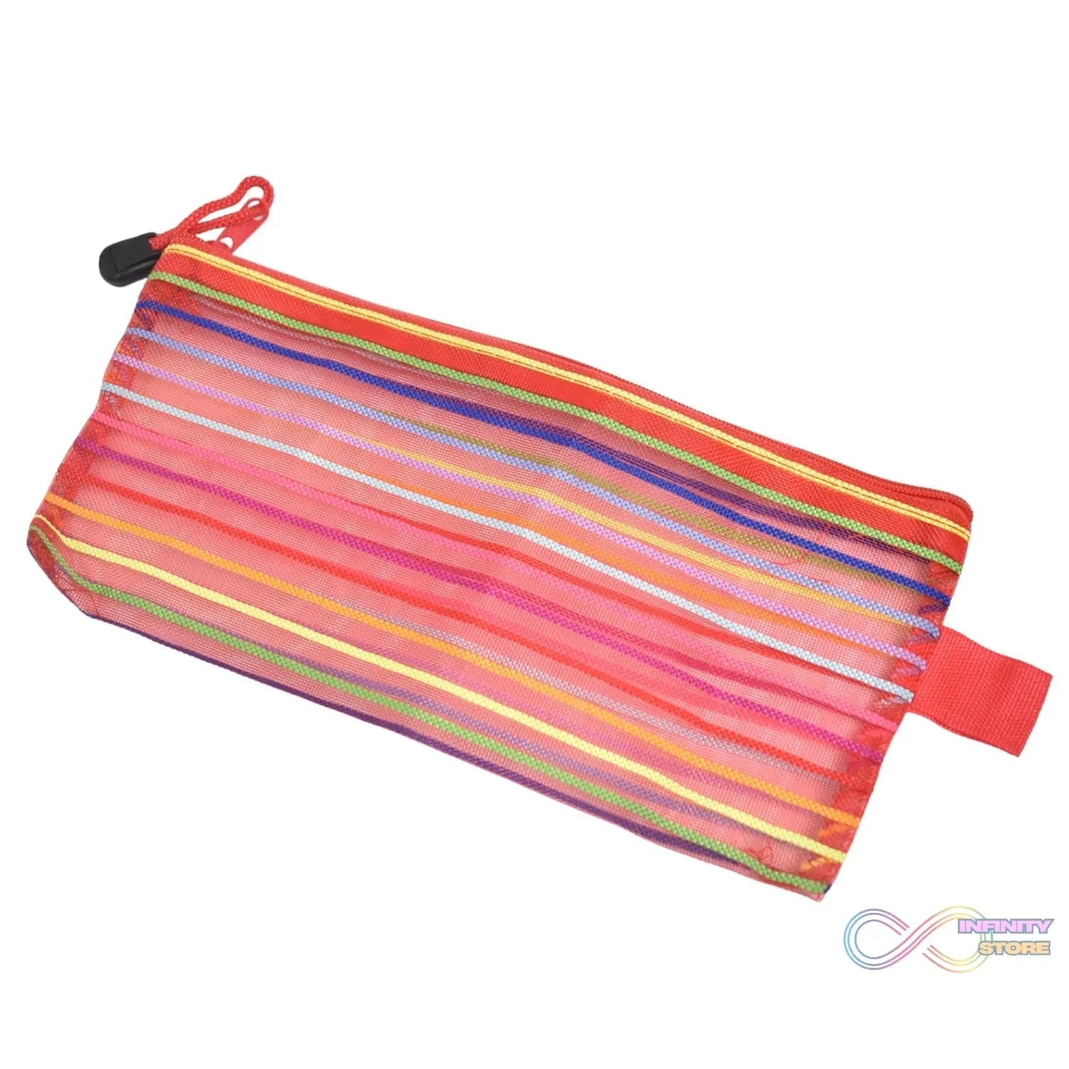 Transparent Zippered Nylon Mesh Multi Purpose Pouch / Purse - infinityexculsivestore.com