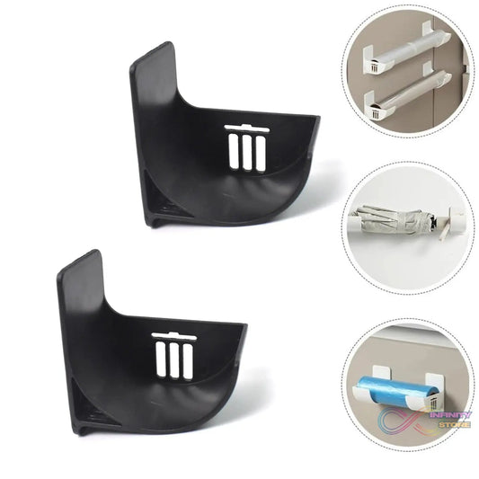 Trash Bag Holder, Wall Mounted Trash Bags Storage Rack (1 Pair) - infinityexculsivestore.com