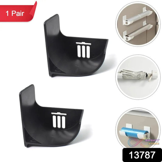 Trash Bag Holder, Wall Mounted Trash Bags Storage Rack (1 Pair) - infinityexculsivestore.com