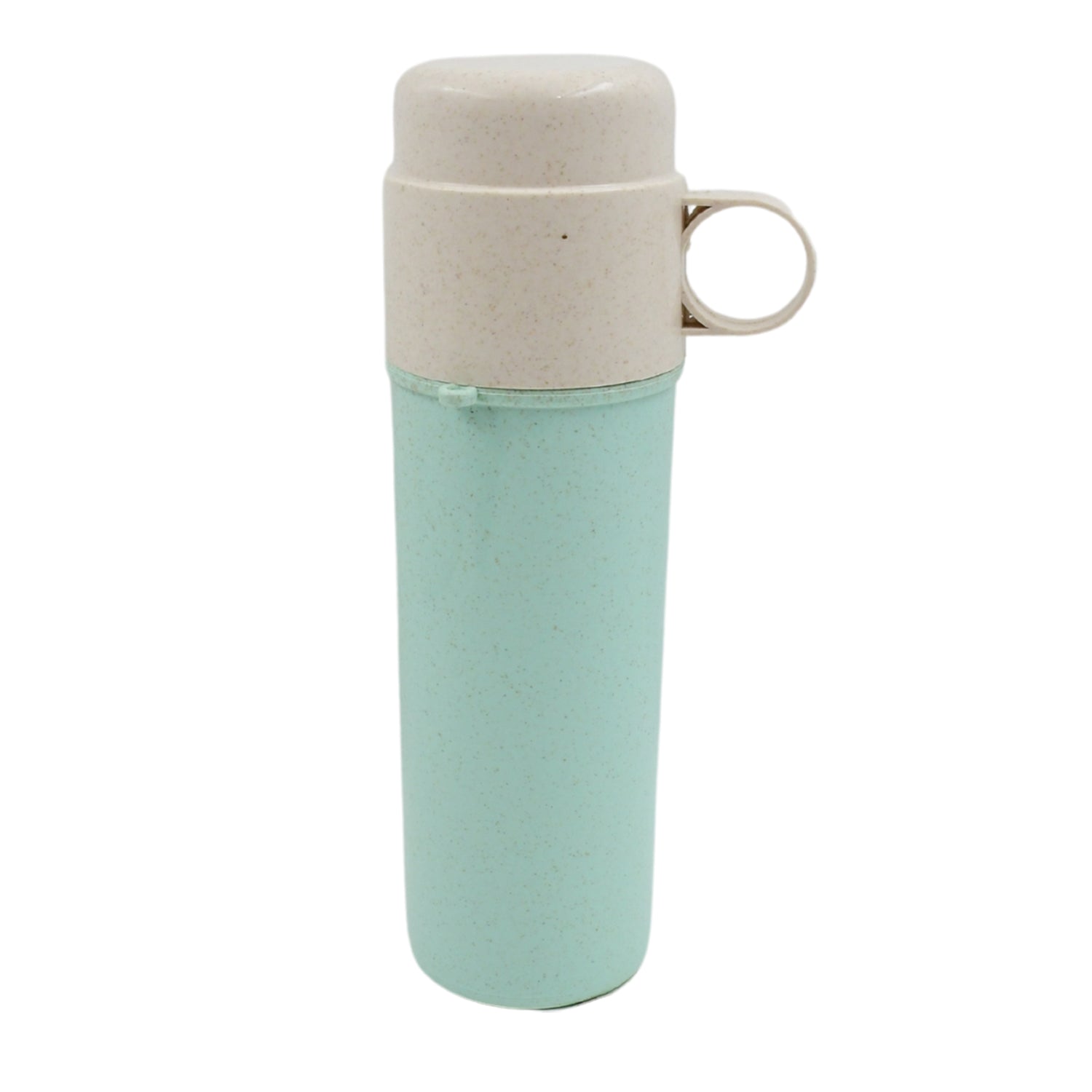 Travel Coffee Cup Portable Water Bottle Wheat Straw Coffee Tea Mug Coffee Mug with Lids for Coffee Tea Portable for School (300 ML Approx) - infinityexculsivestore.com