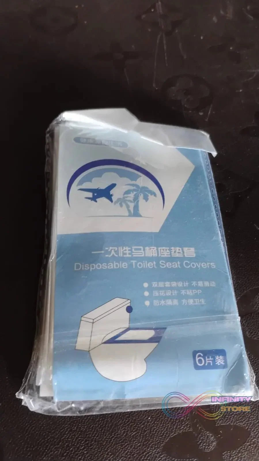 Travel Disposable Toilet Seat Cover (6 Pcs Set) - infinityexculsivestore.com